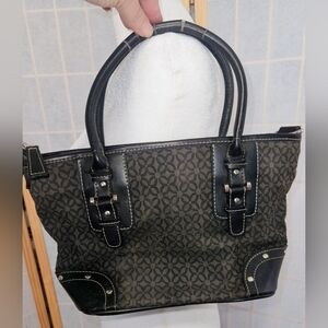Relic - Stylish Black Patterned Women's Handbag